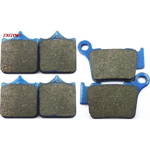 Sintered Brake Shoe Pads Set fit HUSQVARNA SM 610 SM610 ie 2007 - 2010 Front Rear 10 07 09 08
