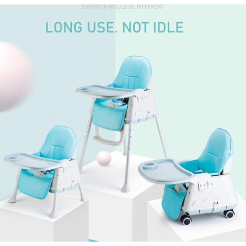 New Baby high chair Childrens multifunctional dining chair Things for baby foldable chair things for the home high chair