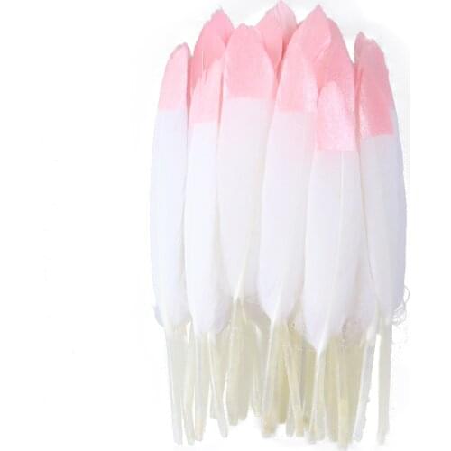 Colorful Top Natural Goose Feathers For Crafts 4-6Inch/10-15Cm Diy Jewelry Wedding Decoration Indians Plume Feather Wholesale 10