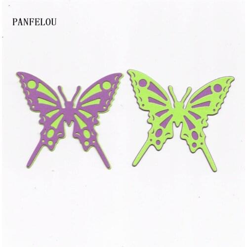 PANFELOU Forest butterfly paper die cutting dies metal craft Scrapbooking/DIY Easter Valentines Day Embossing mould Easter