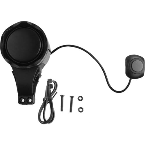 Rechargeable Waterproof Electronic Bicycle Horn Loud Volume Cycling Handlebar Electric Bike Ring Mini Alarm Bells