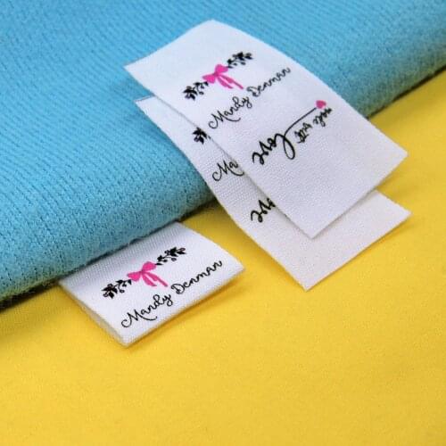 Custom Sewing Labels, Custom Clothing Tags, Name Tags, Handmade labels (FR076)