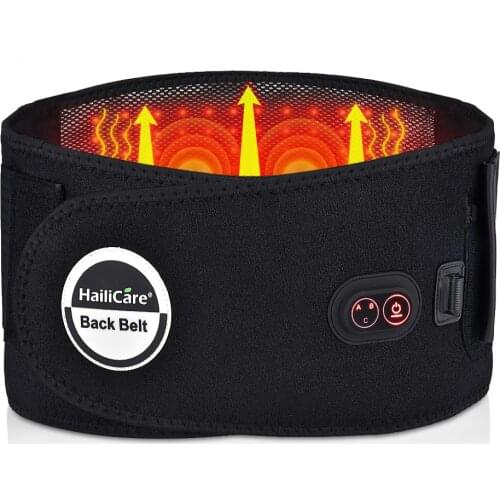 Waist Heat Therapy Massage Red Light Heating Massage Belt Disc Herniation Support Spine Lumbar Back Massager Relieve Pain gift