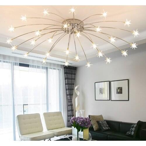 Nordic ceiling lamp, modern living room, warm bedroom, library, personalized restaurant, sky star ceiling lamp