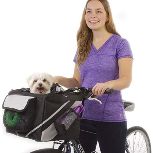 Pet Bicycle Carrier Bag Puppy Dog Cat Small Animal Travel Bike Seat For Basket Cycling Hiking Accessories