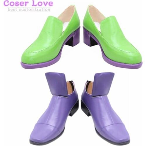 JoJos Bizarre Adventure Rohan Kishibe Cosplay Shoes Boots Halloween Christmas Shoes
