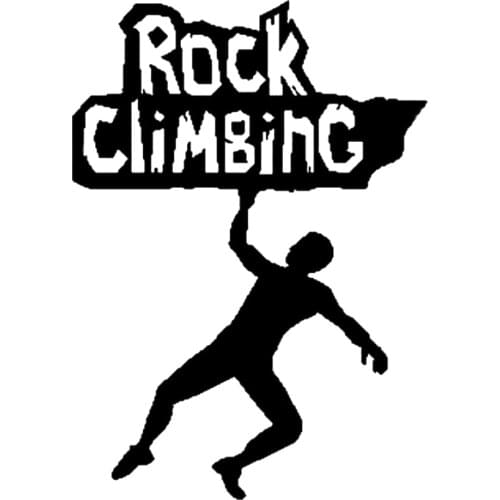 Rock Climbing Car Window Bumper Sticker Vinyl Decal Vinyl Hobby Car Bumper Sticker 12.7CM x 17.8CM