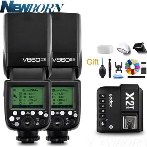 Godox V860II-S 2.4G TTL Camera Flash Speedlite X2T-S Bluetooth Smartphone App Trigger for Sony Mi Hot SHoe A7 A9 A7R A7S