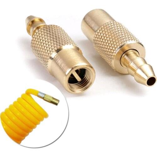 1pc car tire inflator valve connector 6mm brass air pump air pump air joint air pump accessories