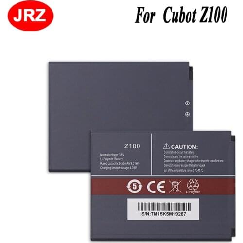 10PCS For Cubot Z100 Phone Battery For Cubot Z100 2450mAh Hight Capacity 3.8V Top Quality Replacement Batteries