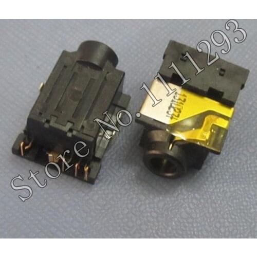 10pcs/lot Audio Jack Connector for Lenovo E4430 E4430A E49 E49A E49AL E49G E49L K29 K49 T431S etc Headphone Mic Combo port