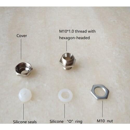 10pcs/lot M10/M12 PG7 Nickel plated Brass Metal IP68 Waterproof Cable Glands Connector Wire