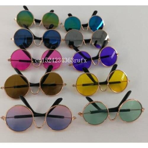100pcs Little Dog Glasses Cat Glasses Cat Eye-wear Pet Sunglasses Photos Props Dog cat Accessories Pet Supplies For Pet Products