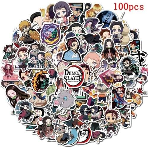 100pcs stickers PVC graffiti stickers suitcase childrens guitar toys