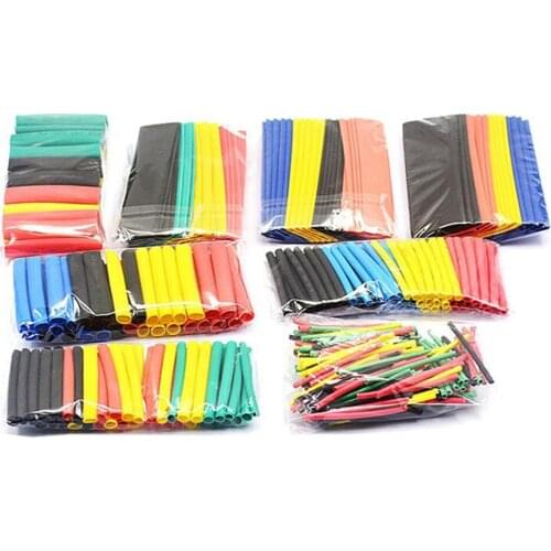164PCS 328PCS Polyolefin Shrinking Tube Wire Cable Insulation Materials ​Elements Waterproof Heat Shrink Tubing Heat Shrink Tu