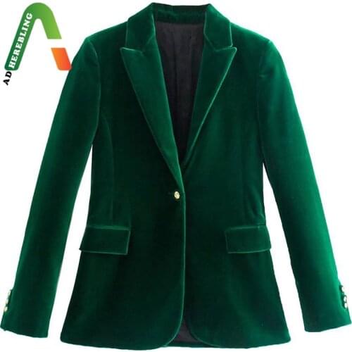 Женские бархатные пиджаки Adherebling China At AliExpress