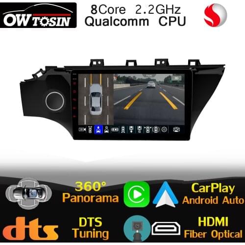 10.1" IPS Qualcomm CPU Android For Kia RIO 4 FB 2016 - 2019 Car Multimedia Player Radio GPS CarPlay 360 Panoramic Optical HDMI