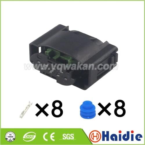 Free shipping 1set 8pin auto plastic waterproof plug electric wiring harness cable connector 1-1534229-1