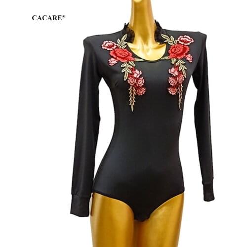 Bodysuit for Ballroom Dance Competition Dresses Waltz Tango Dance Dresses Standard Flamenco Wear Costume D0742 Body