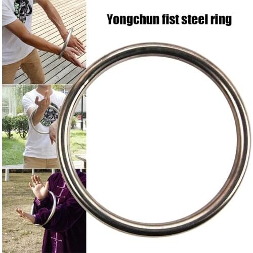 Wing Chun Boxing Steel Ring Load Steel Ring Chinese Kung Fu Stainless Steel Arm Training Steel Ring For WingTsun