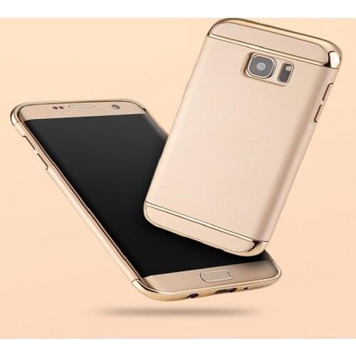 360 Full Protection Electroplated Case for Samsung Galaxy S9 S8 S7 S6 edge plus 3 in1 Case for Samsung Galaxy C7 C9 pro note5 8