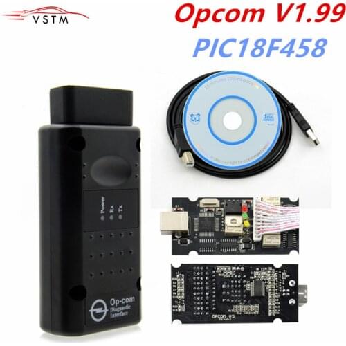OP COM v1.99 V1.59 1.70 1.781.95 with PIC18F458 Chip Diagnostic Tool OpCom Can Bus Diagnostic Tool for opel