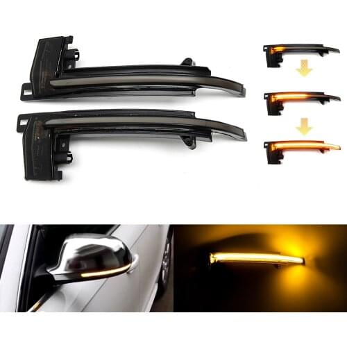 For Audi A4 A5 B8 S4 S5 Q3 SQ3 A3 8P A6 C6 4F S6 A8 D3 8K LED Dynamic Turn Signal Blinker Sequential Side Mirror Indicator Light