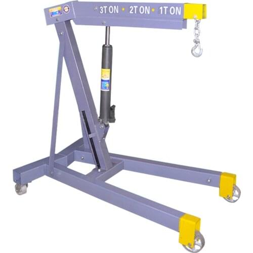 3 T Hydraulic Lifting Machine Small Crane Engine Manual Hydraulic Crane