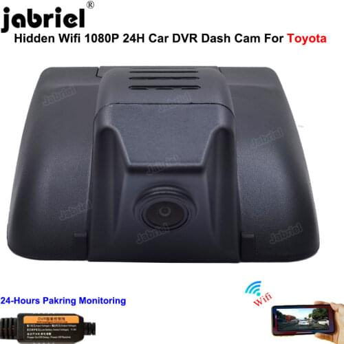 WIFI Dash Cam Car DVR Cameras 1080P 24H Dash Cam for Toyota Corolla Highlander Camry Avalon Rav4 Chr 2017 2018 2019 2020 2021