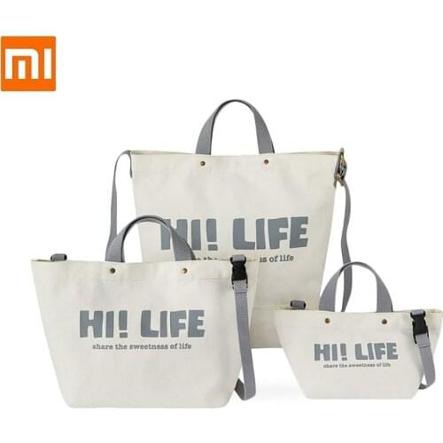 Xiaomi MITOWN LIFE Simple Life Canvas Crossbody Bag men women lightweight versatile shoulder bag Waterproof handbag