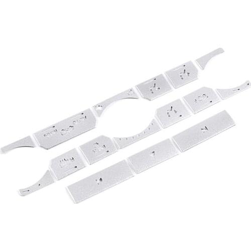 Car Air Conditioning Button Stickers for Land Rover Range Rover Evoque 2012-2018