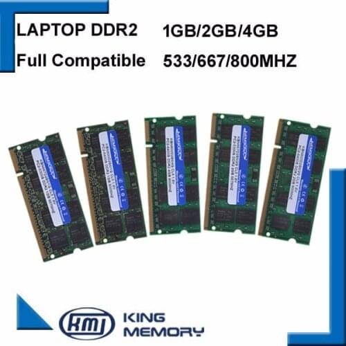 KEMBONA Laptop RAM DDR2 2GB 1GB 800MHz/667MHZ PC2 6400 53001G 2G notebook memory 200PIN original
