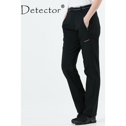 Detector Waterproof Thermal Hiking Pants Outdoor Women Tactical Climbing Trekking Pants Military Fishing Walking Trousers Ladies