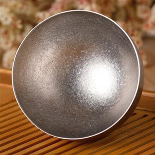 Tiartisan 40ml Double Wall Titanium Tea Cup Mini Water Wine Cup for Home Office Camping Hiking Backpacking Drinkware