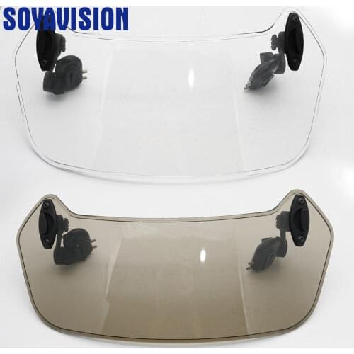 Universal Motorcycle Risen Adjustable Wind Screen Windshield Spoiler Air Deflector for Honda BMW F800 R1200GS KAWASAKI YAMAHA