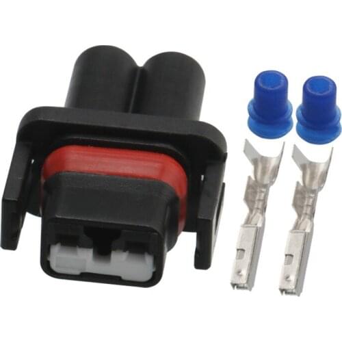 5pcs/lot 2pin 1.0mm auto electric housing plug plastic car waterproof wiring cable connector plug 7223-6527-30