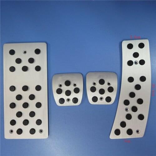 TTCR-II Car Accessory Aluminum alloy For Honda Accord Spirior MT/AT Transmission Accelerator Brake Footrest Pedals Pad Stickers