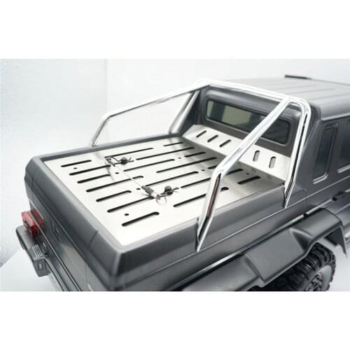  Trunk Plate Stainless Steel for TRAXXAS TRX6 G63 6X6 RC Car Upgrade Parts