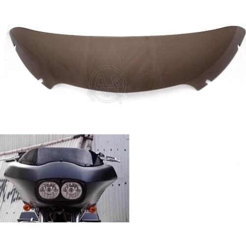 1pcs 4.5" Motorcycle Smoke Windshield Windscreen Case for Harley Road Glide Ultra Special FLTRU FLTRX FLTRXS 2014- 2018
