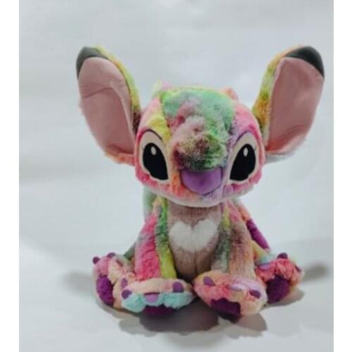 Disney Lilo & Stitch 624 Angel Stuffed Plush Toys Kawaii Iridescence Angel Anime Plush Toys Christmas Gifts for Kids Girls