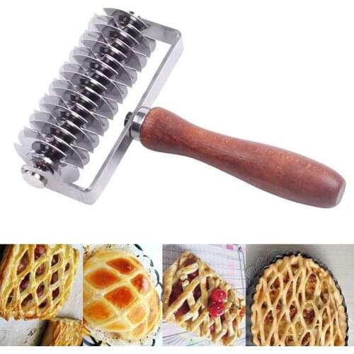 Stainless Steel DIY Pizza Bread Needle Punchers Roller Dough Docker Bread Hole Punch Pizza Tools Pastry Pie Needle Wheels Cutter