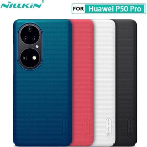 For Huawei P50 Pro Case Nillkin Frosted Shield PC Hard Back Cover For Huawei P50Pro Case