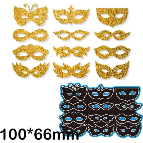 Metal Cutting Dies Twelve masks New Scrapbook Decoration Template Embossing DIY Paper Card Craft Metal Cutting Dies