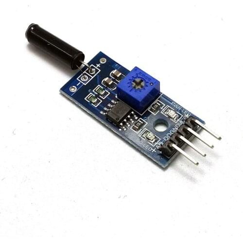 Normal open vibration sensor module, vibration switch, vibration sensor, alarm module 3.3-5V digital output