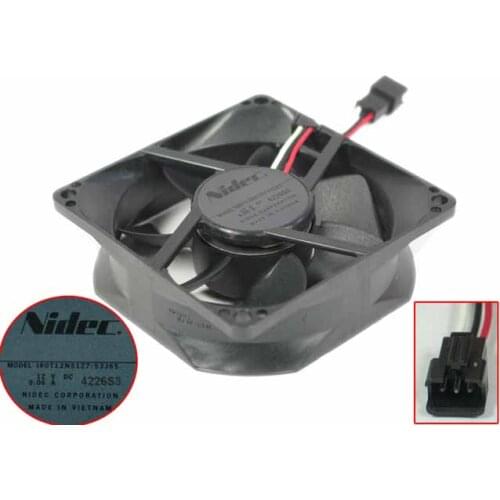 Nidec l80T12NS1Z7-53J65 DC 12V 0.06A 80x80x25mm Server Cooling Fan