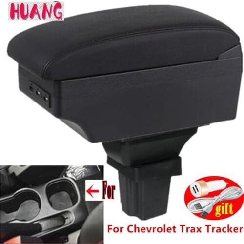 For Chevrolet Trax Tracker armrest box For Holden Trax Tracker central Store content box with decoration products USB interfac