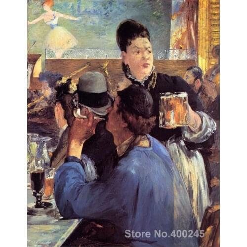 Portrait Paintings Corner of a Cafe Concert Edouard Manet High quality Handpainted