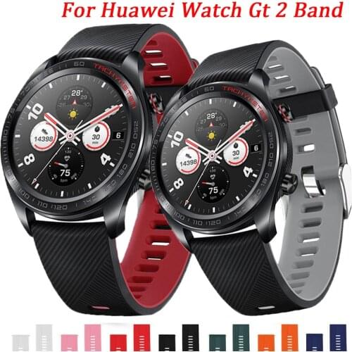 22mm Silicagel for huawei watch gt 2 band 46mm Strap for galaxy active 46mm HONOR Magic strap Bracelet GT2 Smartwatch Watchband