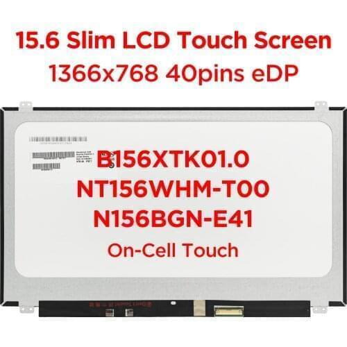15.6" Laptop Touch Screen B156XTK01.0/N156BGN-E41 for HP TouchSmart 15-AC 15-AC121DX Dell Inspiron 15 5558 Vostro 15 3558 JJ45K
