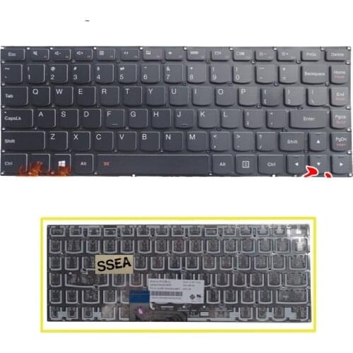 SSEA New US Keyboard English for Lenovo Ideapad Yoga 2 13 U31 laptop keyboard free shipping
